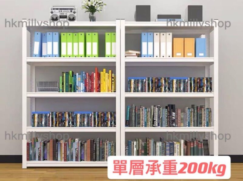 A&0516升級筒體立柱超強承重貨架加寬加大儲物架自由調節高度收納架 - Image 5