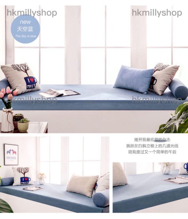 A&0528訂製床台墊 陽台飄窗墊子 梳化墊 海綿墊 加厚榻榻米梳化墊 坐墊定制 高密度海綿全新包送貨 - Image 7