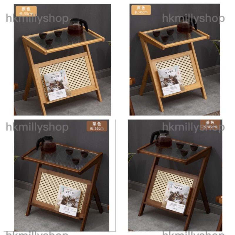 A&0578簡約茶几床頭櫃邊櫃角櫃置物架小桌子矮桌矮枱 - Image 9