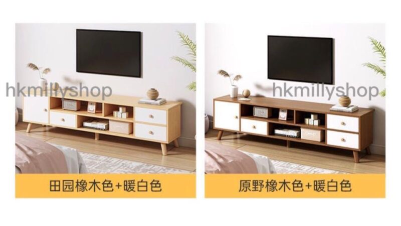 A&0581電視櫃 矮款 加高款 多顏色選擇 地櫃 客廳收納櫃 儲物櫃 TV櫃 電視機櫃全新包送貨TV cabinet - Image 5