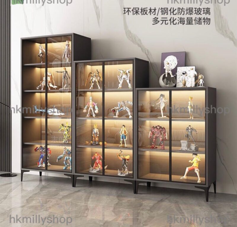 A&0589玻璃櫃 手辦櫃 展示櫃 儲物櫃 收納櫃 置物櫃 樂高櫃 模型櫃 陳列櫃