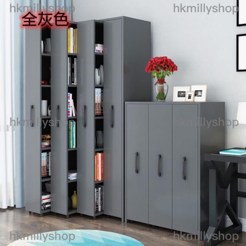 A&0590文件櫃 儲物櫃 抽屜式收納櫃 縫隙組合櫃 可移動書櫃 書架 - Image 6