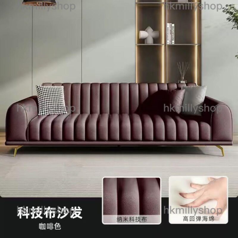 A&0594科技布梳化 沙發 直排沙發 雙人位梳化 三人位皮質沙發 - Image 8