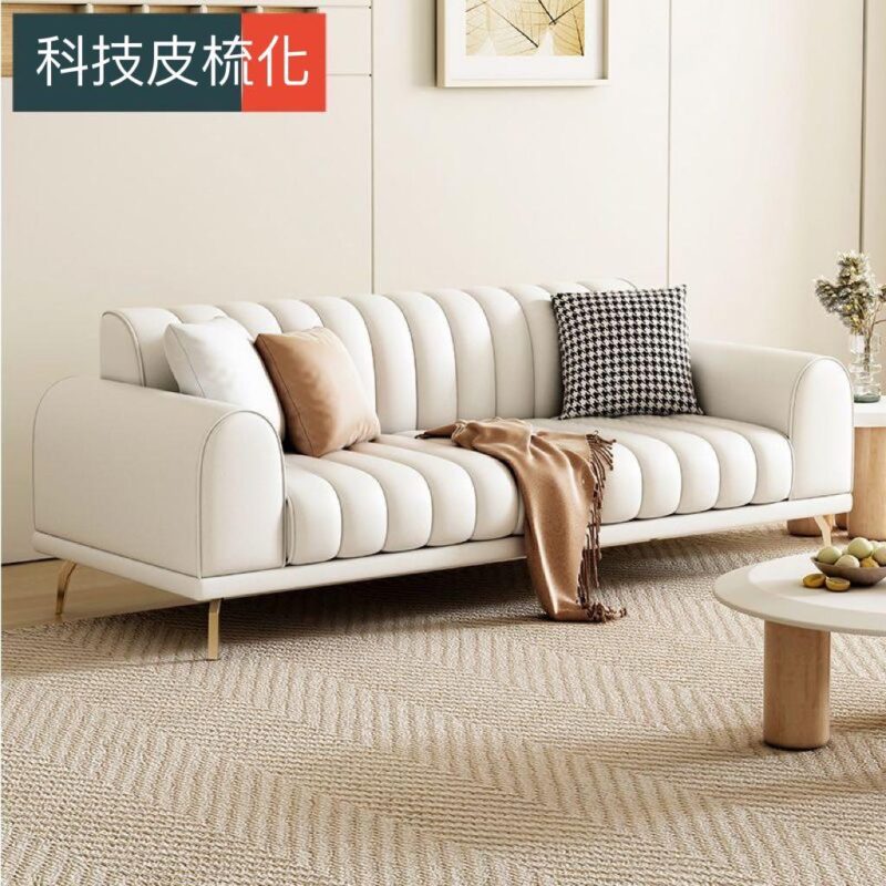 A&0594科技布梳化 沙發 直排沙發 雙人位梳化 三人位皮質沙發 - Image 4