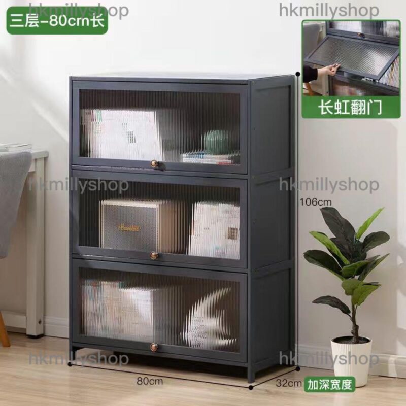 A&0598楠竹材質書櫃 儲物櫃 收納櫃 展示櫃 樂高置物架 - Image 7