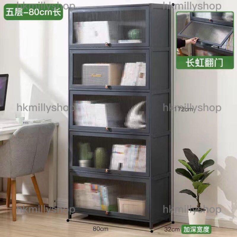 A&0598楠竹材質書櫃 儲物櫃 收納櫃 展示櫃 樂高置物架 - Image 9