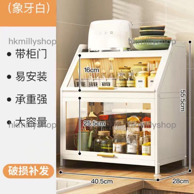 A&0626防塵置物架 水杯架 廚房收納架 玻璃茶水櫃 瀝水架 咖啡杯收納櫃 - Image 6