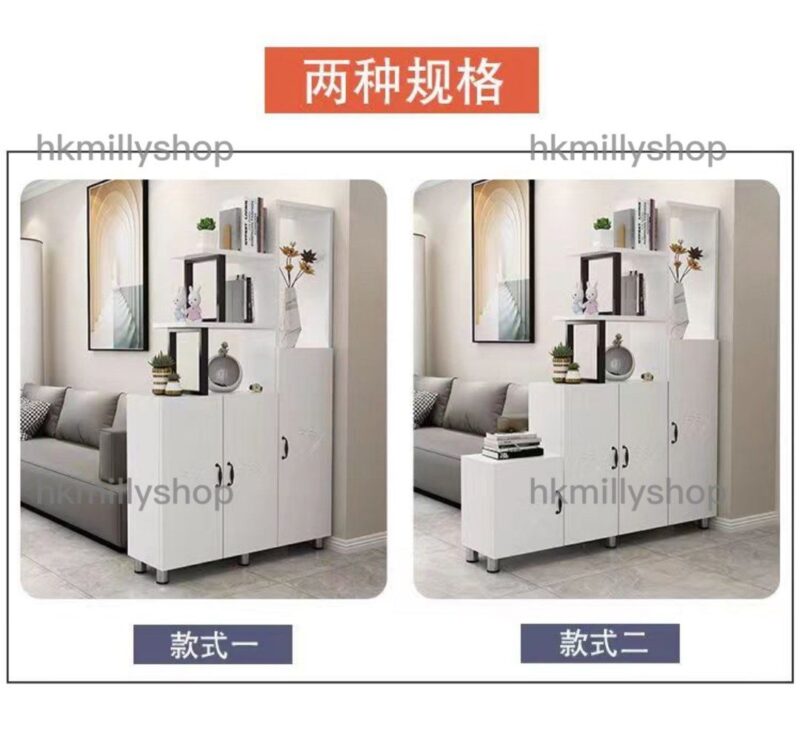 A&0673玄關櫃 鞋櫃 屏風櫃 隔斷櫃 酒櫃 梯形櫃 一體式收納櫃 - Image 5