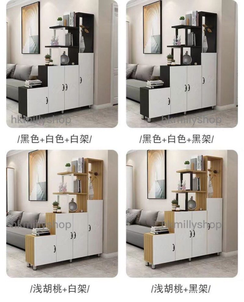A&0673玄關櫃 鞋櫃 屏風櫃 隔斷櫃 酒櫃 梯形櫃 一體式收納櫃 - Image 7