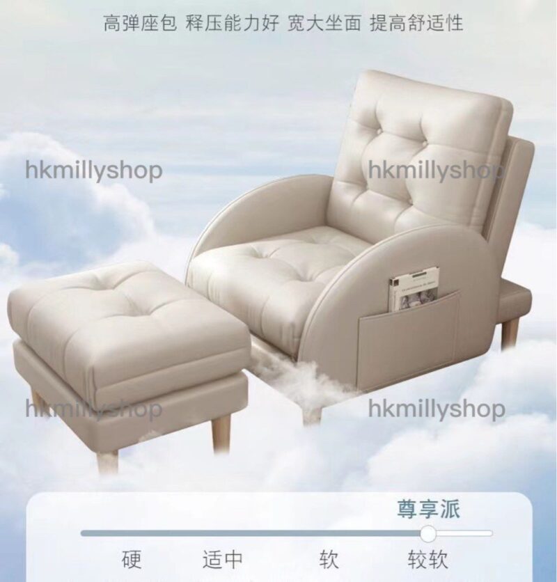 A&0674懶人椅榻榻米 躺椅 多功能小戶型沙發 可坐可趟 3D面料沙發 可拆洗梳化Sofa - Image 10