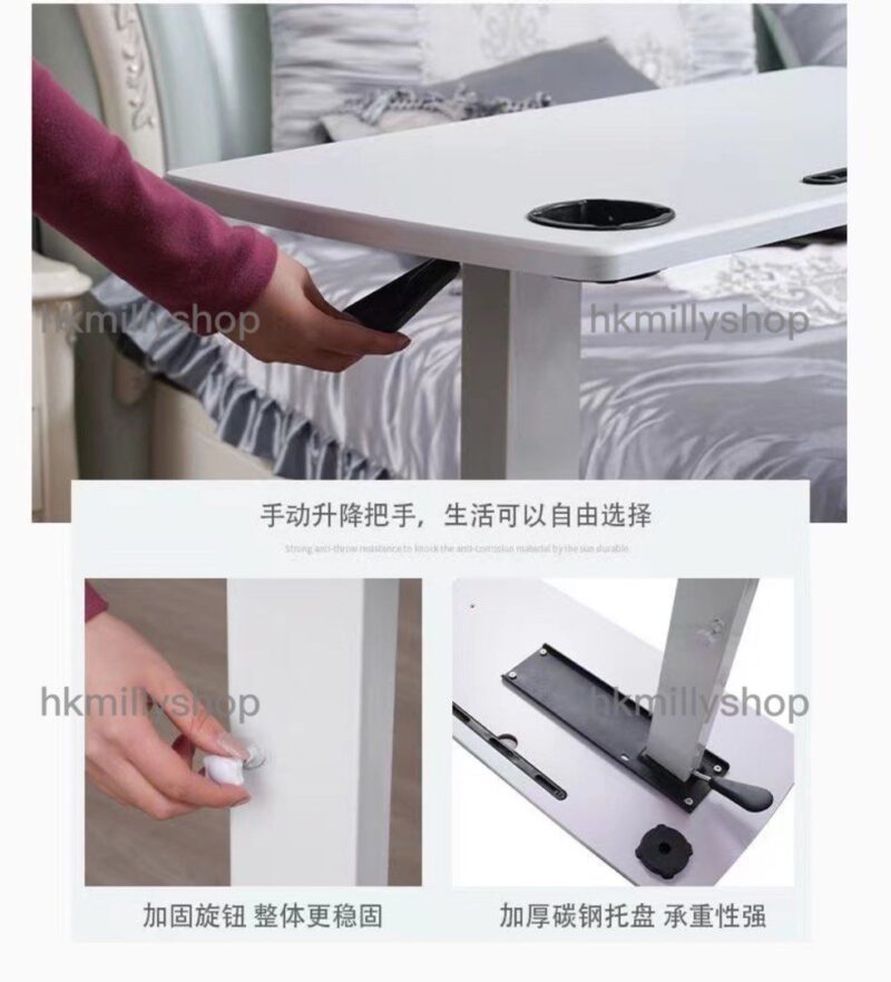 A&0678電腦枱 筆記本枱 辦公枱 可升降折疊枱 可移動懶人電腦桌 升降枱辦公桌 - Image 5