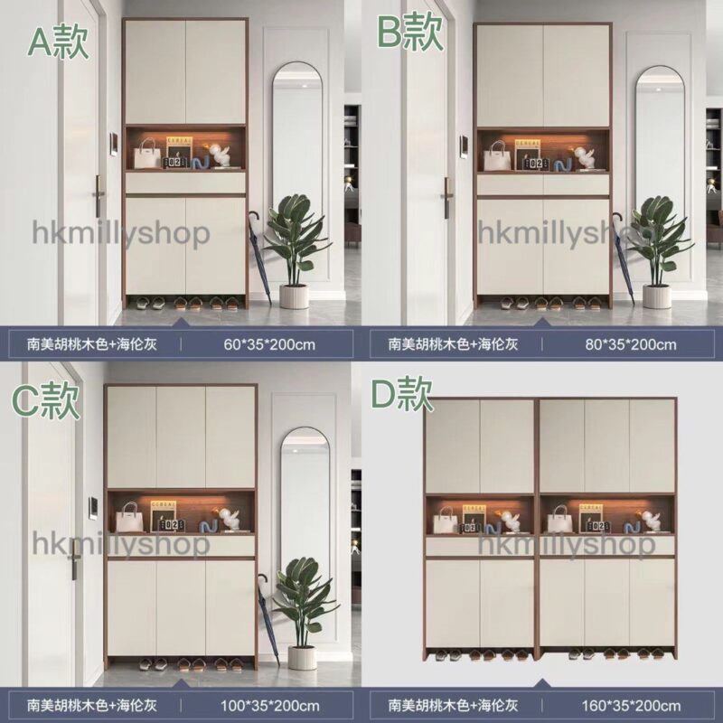 A&0717高身鞋櫃 入門櫃 門廳櫃 隔斷櫃 玄關櫃 入戶櫃 門口儲物櫃 收納櫃 大容量鞋櫃 鞋架 簡約大氣置物櫃 - Image 6