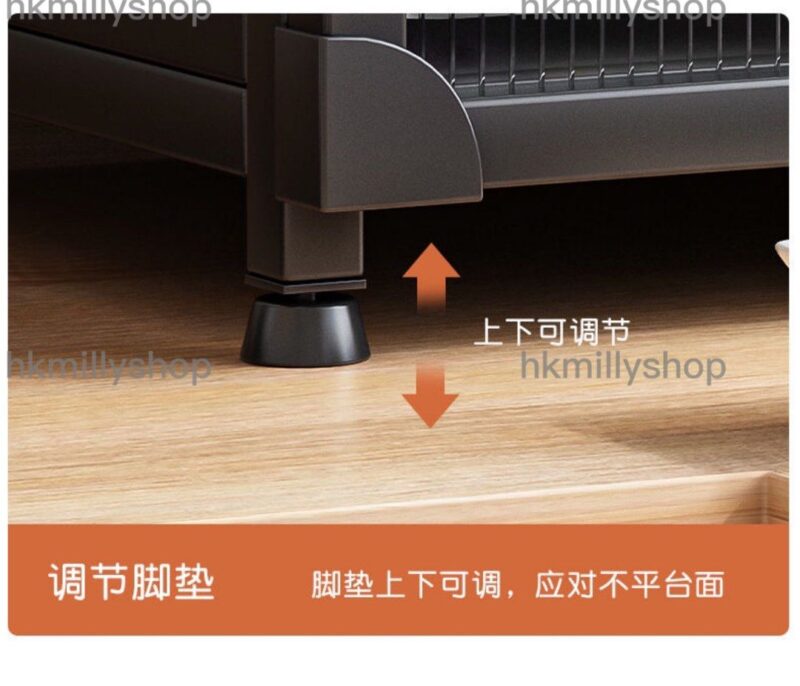 A&0727廚房碗櫃 瀝水架 收納架 廚房置物架 收納盒 實用實惠碗碟櫃 茶水櫃 杯子盤子收納盒 - Image 9