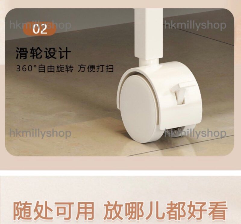 A&0741廚房收納架 微波爐 烤爐置物架 推車咖啡枱 落地儲物格 儲物櫃 餐邊櫃 碗櫃 茶水櫃 可移動帶轆 抽拉籃 菜籃 杯架收納 - Image 10