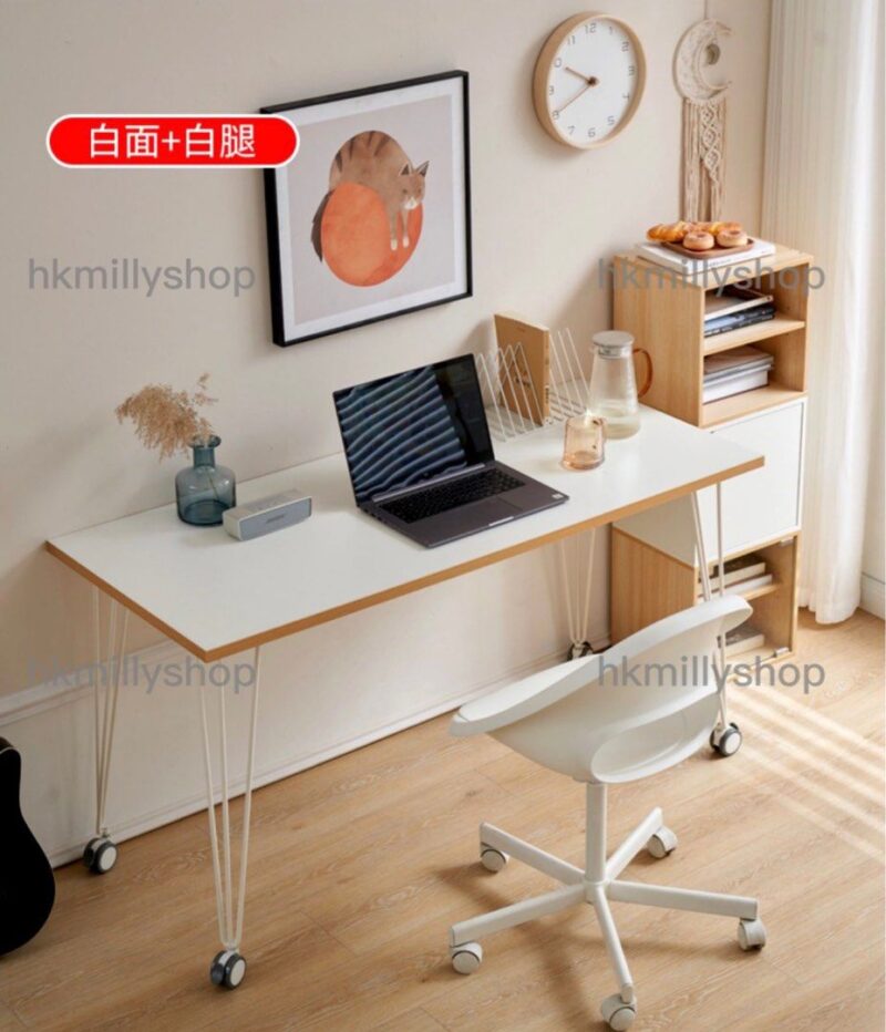 A&0772可移動書枱 帶轆書桌 電腦桌 工作台 辦公檯 - Image 5