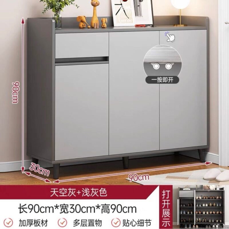 A&0785鞋櫃 儲物櫃 門口收納櫃 鞋架 大容量收納架 - Image 2