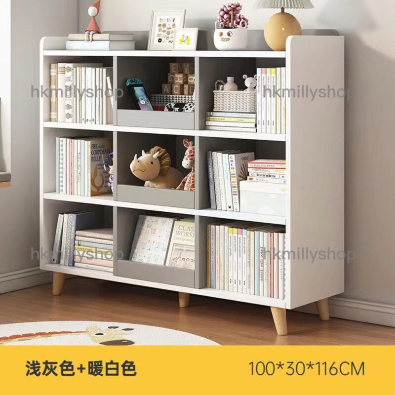A&0794書櫃 書架 兒童收納櫃 落地置物架 自由組合櫃 玩具櫃 家用書本收納櫃 - Image 8