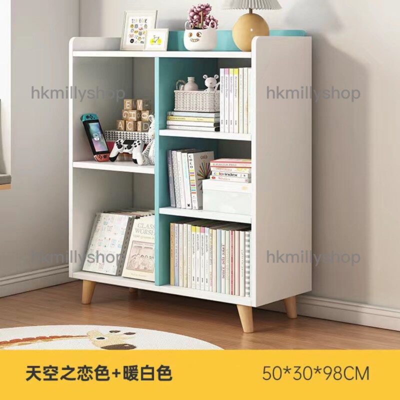 A&0794書櫃 書架 兒童收納櫃 落地置物架 自由組合櫃 玩具櫃 家用書本收納櫃 - Image 4