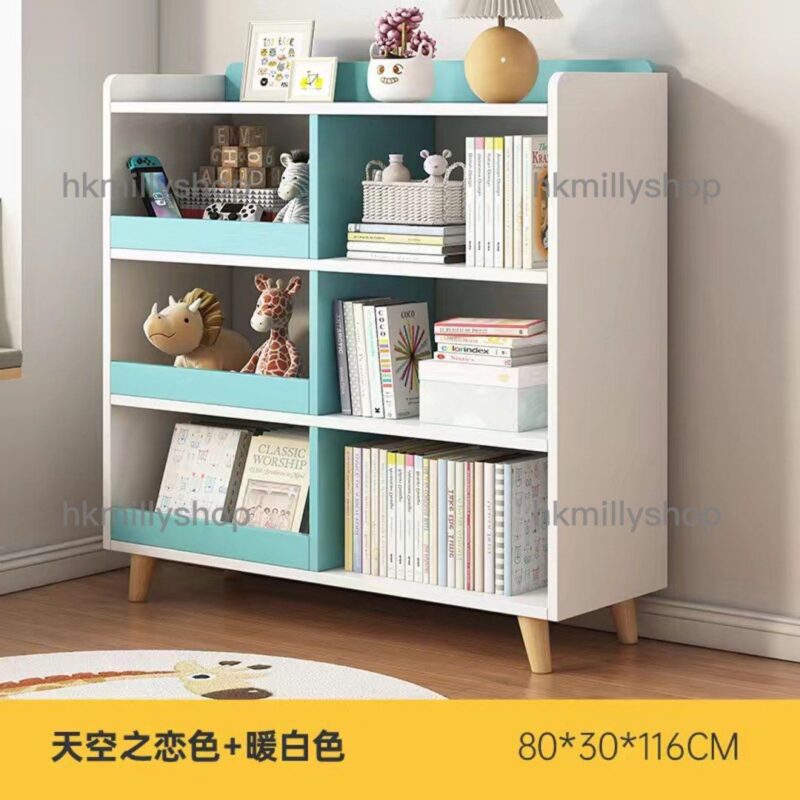 A&0794書櫃 書架 兒童收納櫃 落地置物架 自由組合櫃 玩具櫃 家用書本收納櫃 - Image 5
