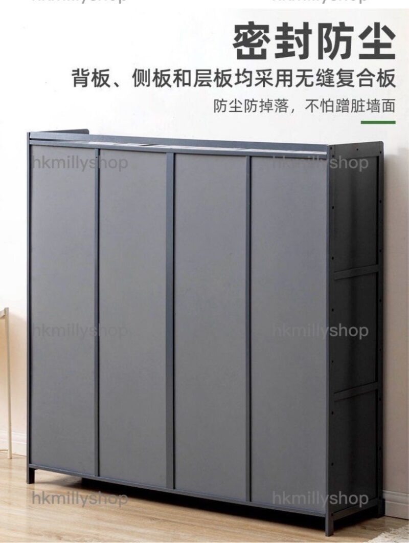 A&0796大容量收納櫃 儲物櫃 鞋架 入門收納架 楠竹鞋櫃 - Image 6