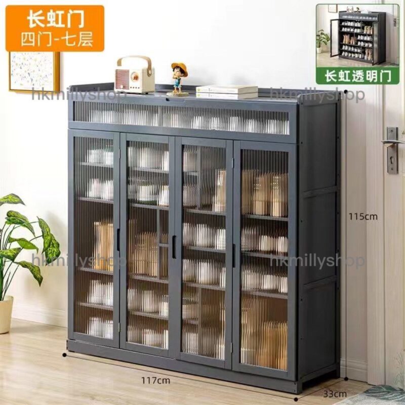 A&0796大容量收納櫃 儲物櫃 鞋架 入門收納架 楠竹鞋櫃 - Image 9
