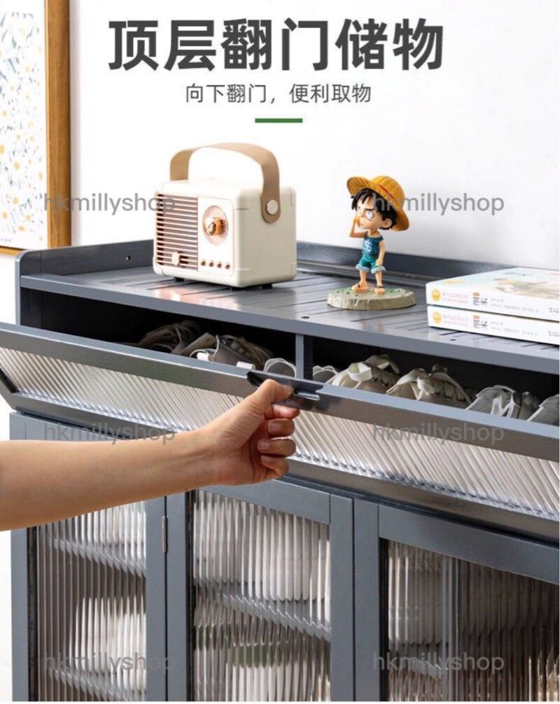 A&0796大容量收納櫃 儲物櫃 鞋架 入門收納架 楠竹鞋櫃 - Image 4