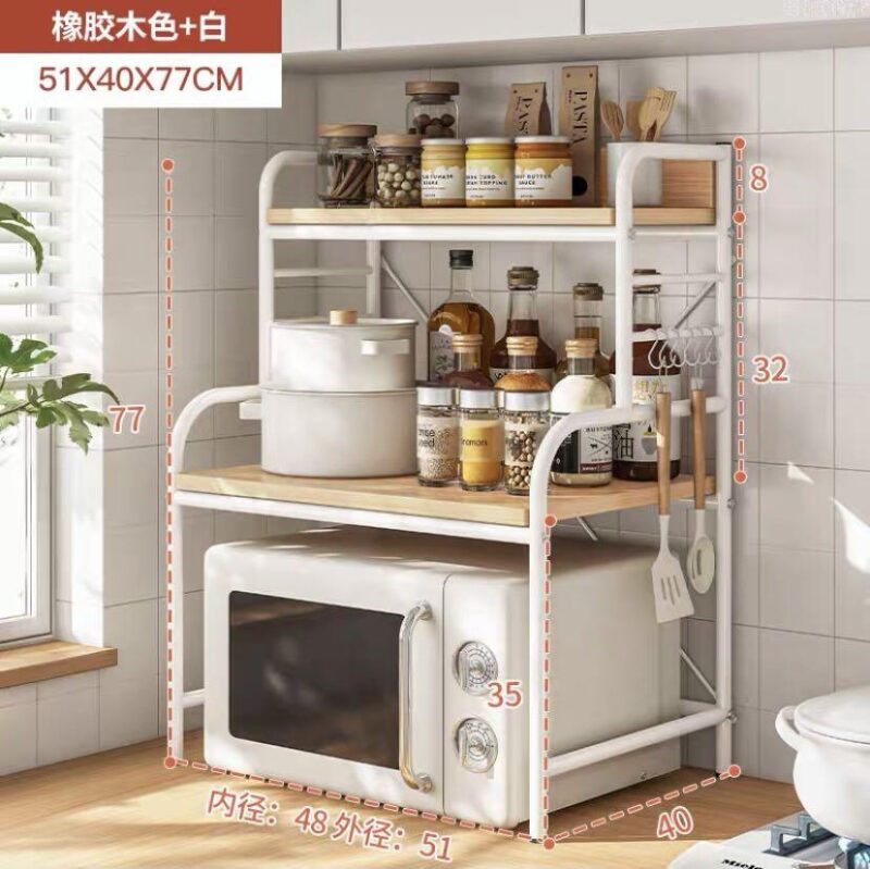 A&0824雙層多功能廚房置物架 - Image 7