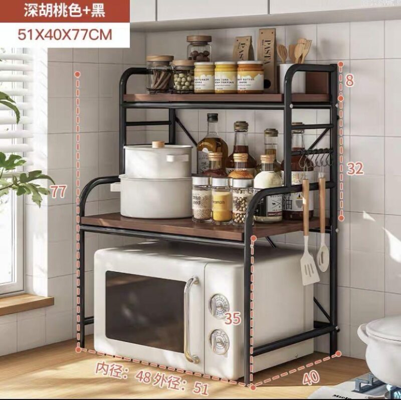 A&0824雙層多功能廚房置物架 - Image 8
