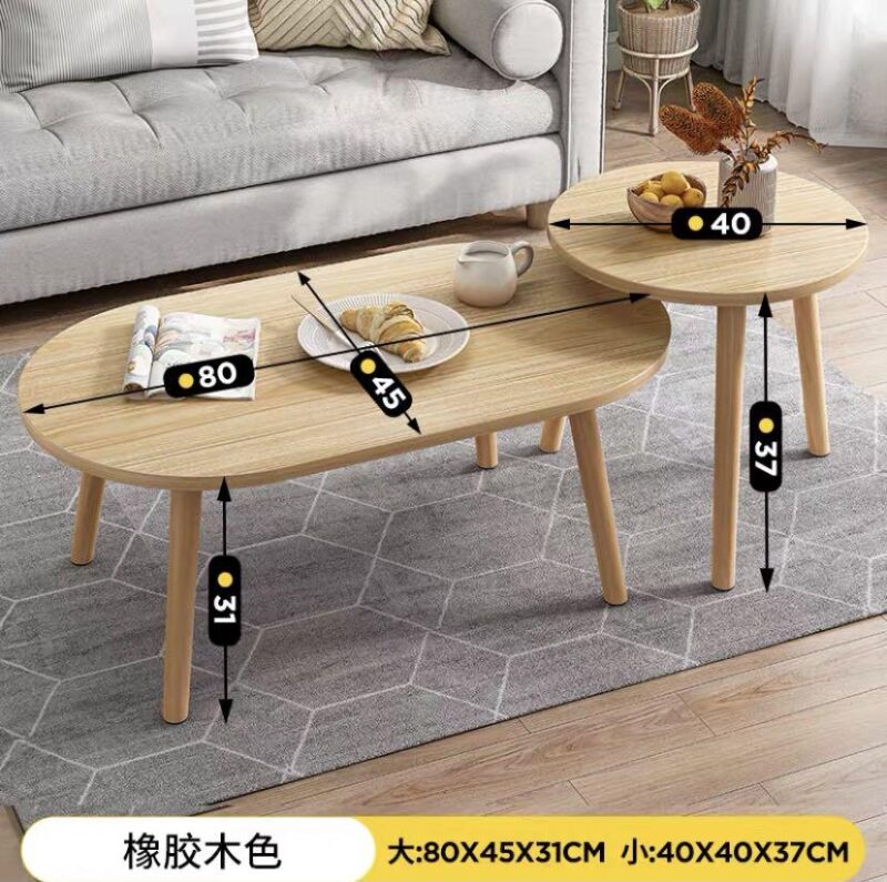 A&0832茶几 雙層實用小桌子 邊几 - Image 4