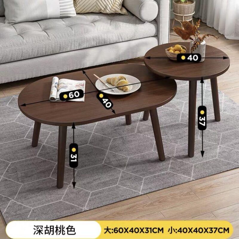 A&0832茶几 雙層實用小桌子 邊几 - Image 5