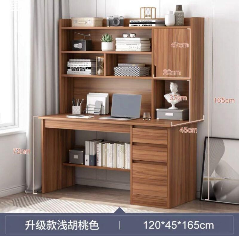 A&0834書枱 書桌 學習枱 寫字枱書架一體組合櫃 - Image 8