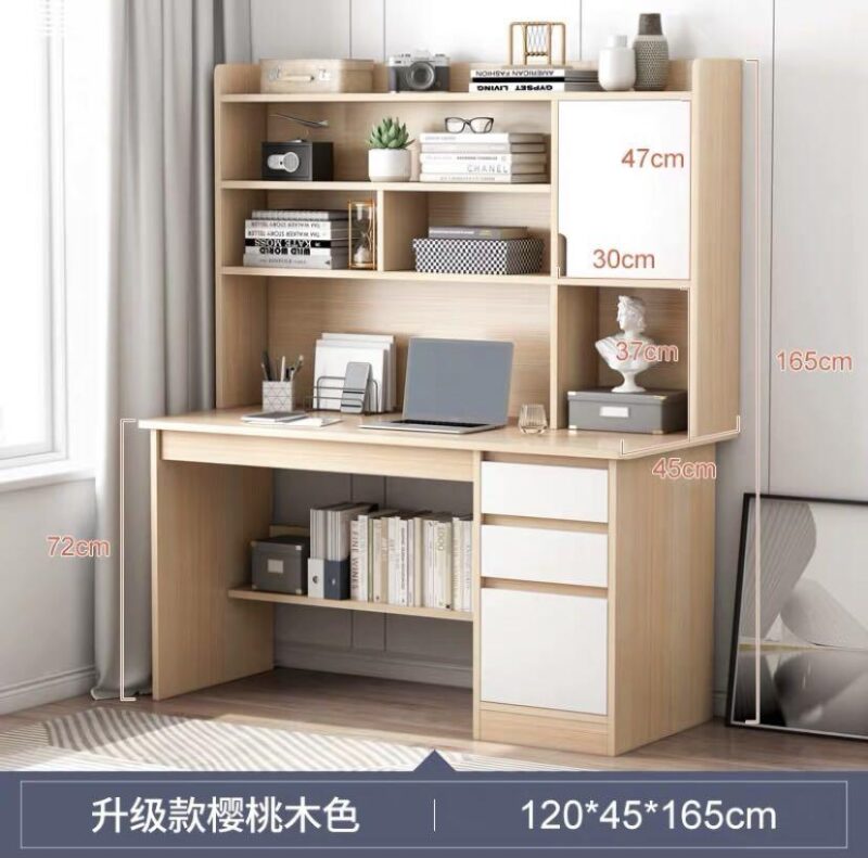A&0834書枱 書桌 學習枱 寫字枱書架一體組合櫃 - Image 7
