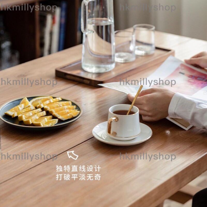 A&0882實木原木餐枱椅組合 餐桌 長條凳子 長椅 復古會議台 辦公台 辦公桌 - Image 8