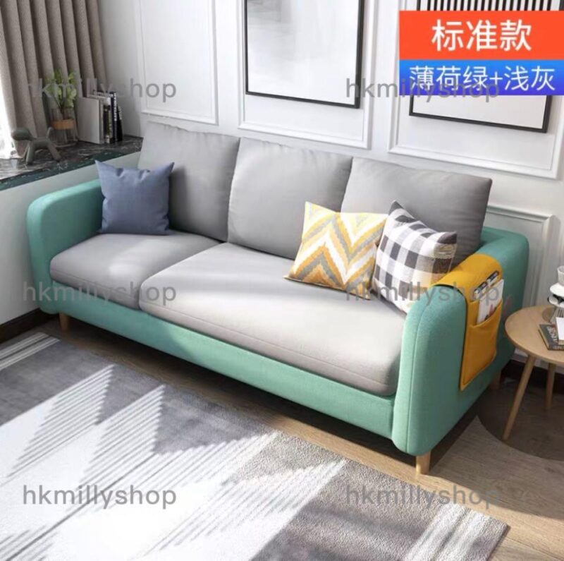 A&0897布藝梳化 沙發 貴妃椅 可拆洗客廳雙人位 三人位沙發