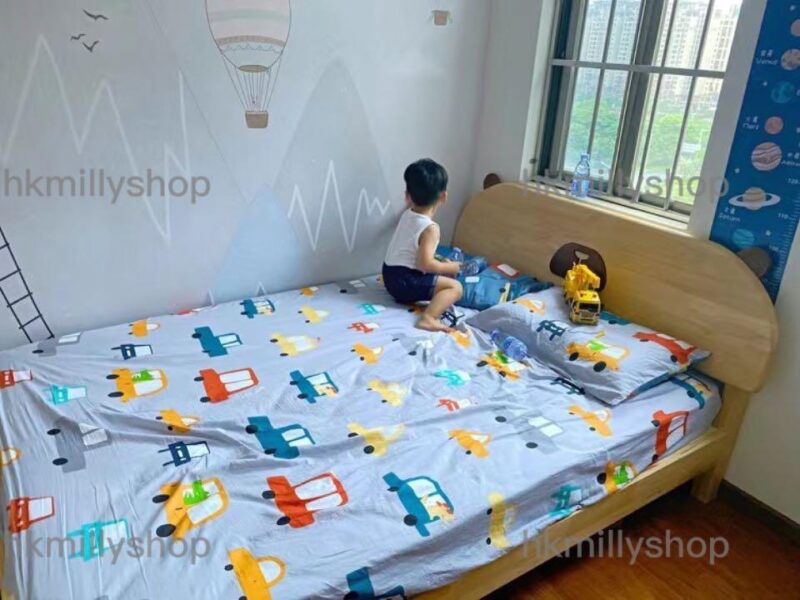 A&0908實木兒童床 雙人床 公主床 寶寶床 baby bed 可愛卡通床 - Image 3