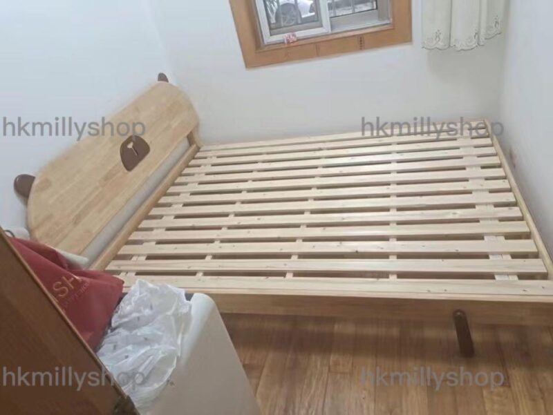 A&0908實木兒童床 雙人床 公主床 寶寶床 baby bed 可愛卡通床 - Image 4
