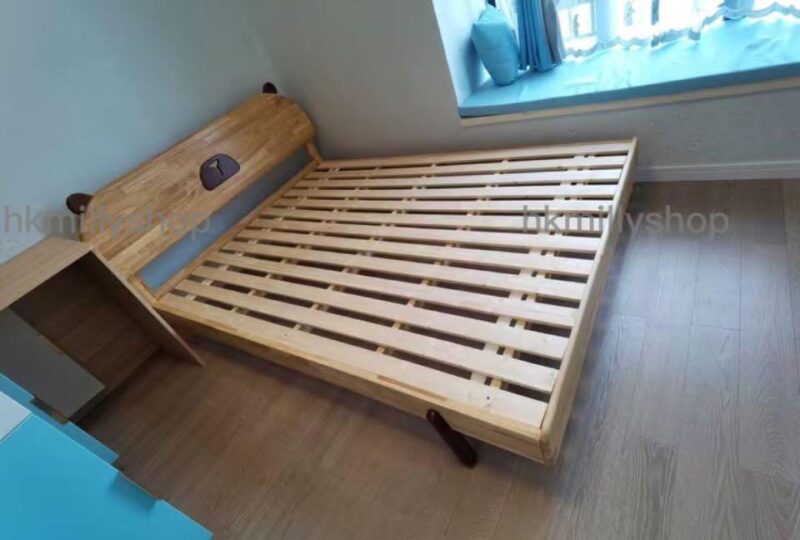 A&0908實木兒童床 雙人床 公主床 寶寶床 baby bed 可愛卡通床 - Image 5