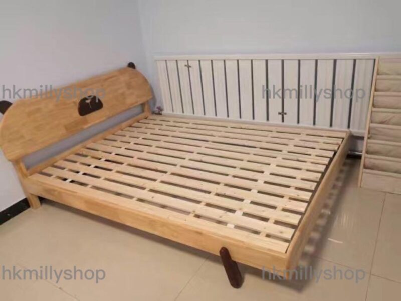 A&0908實木兒童床 雙人床 公主床 寶寶床 baby bed 可愛卡通床 - Image 6