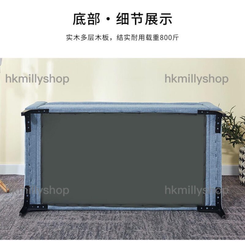 A0925儲物沙發 雙人梳化 單人梳化 布藝梳化 可收納沙發 - Image 3