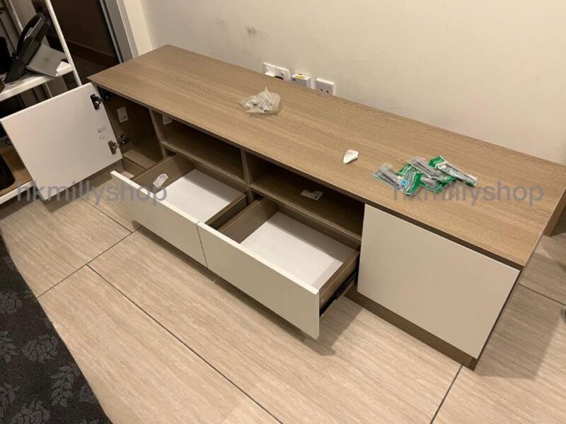A&1032電視櫃 墻櫃 壁櫃 地櫃 地台櫃 落地櫃 收納櫃 儲物櫃 電視機櫃 TV櫃 - Image 8
