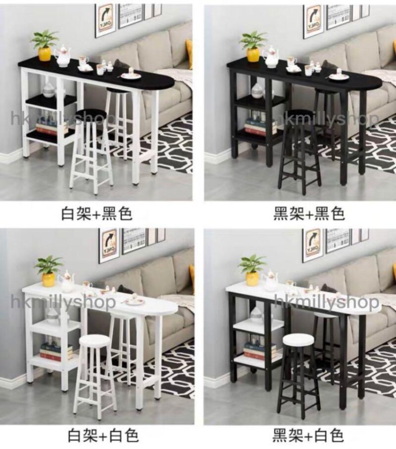A&1037吧枱 高腳枱 吧椅 高腳凳 長條桌 酒吧枱 高腳桌椅 家用多功能桌椅餐台餐桌全新包送貨Bar - Image 9