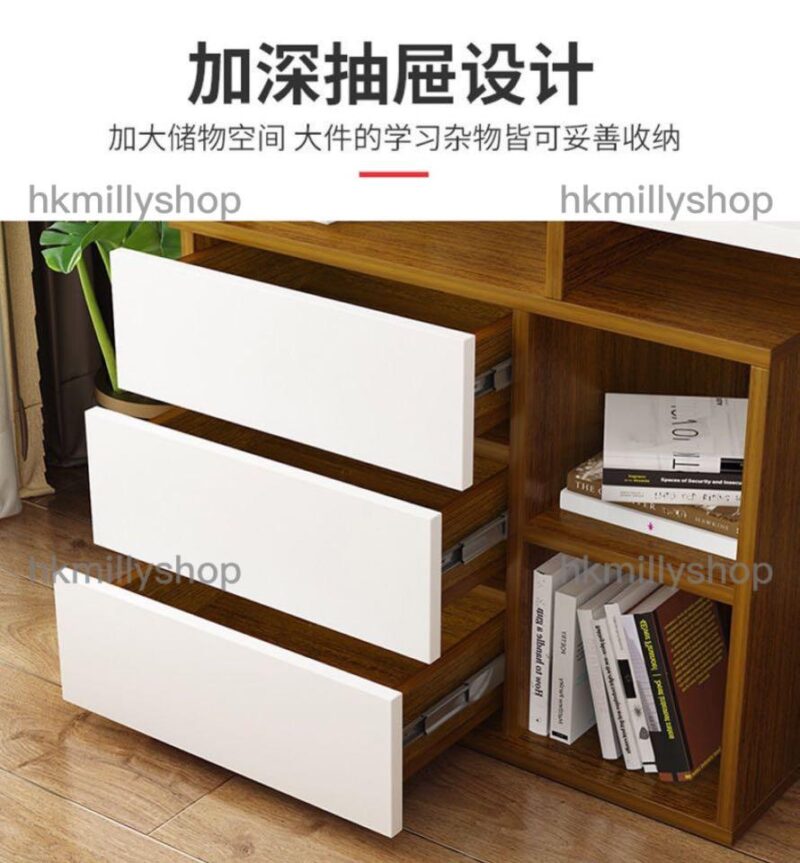 A&1044書桌 辦公枱 書枱 電腦枱 電腦桌 寫字台 辦公桌 全新包送貨 - Image 3