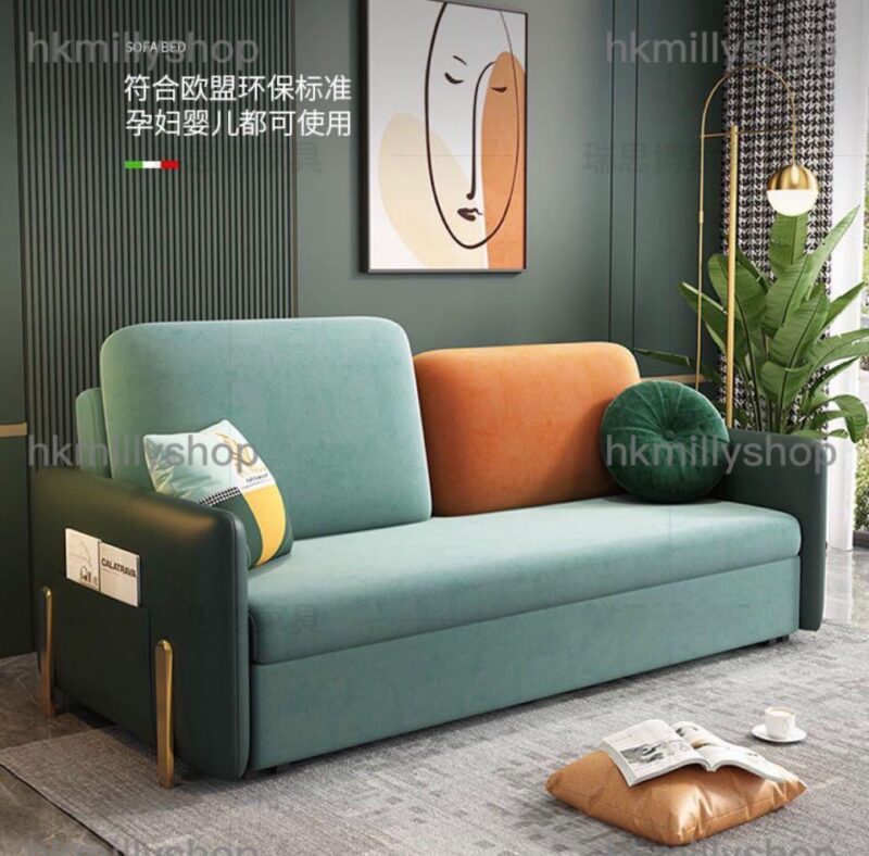 A&1054沙發床 梳化床 輕奢時尚沙發 多功能折疊床 推拉床 - Image 2