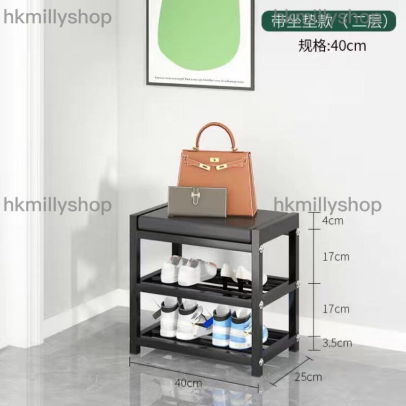 A&1059簡易鞋架鞋櫃換鞋凳入門凳子門口收納架 - Image 5
