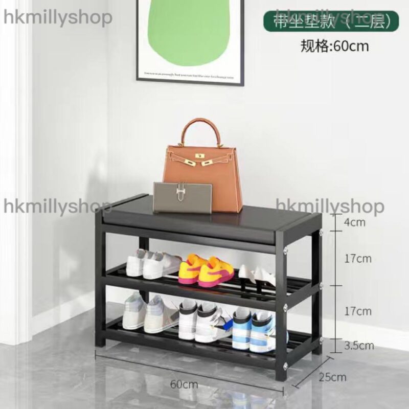 A&1059簡易鞋架鞋櫃換鞋凳入門凳子門口收納架 - Image 6