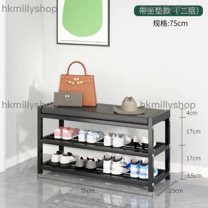 A&1059簡易鞋架鞋櫃換鞋凳入門凳子門口收納架 - Image 7