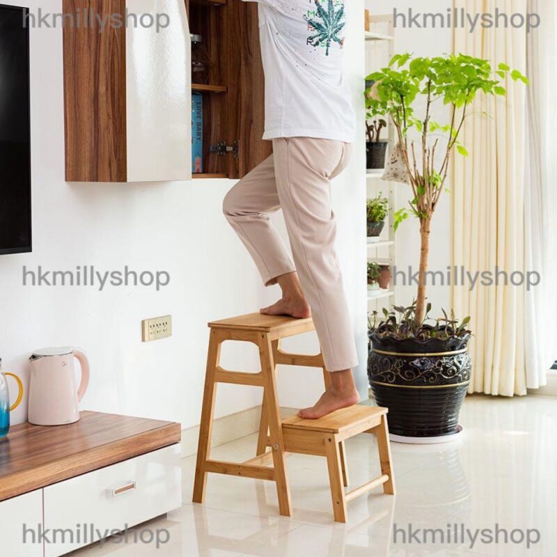 A&1084梯凳 可折疊兩步梯子 兩用登高家用腳蹬 爬高板凳 多功能凳 - Image 2