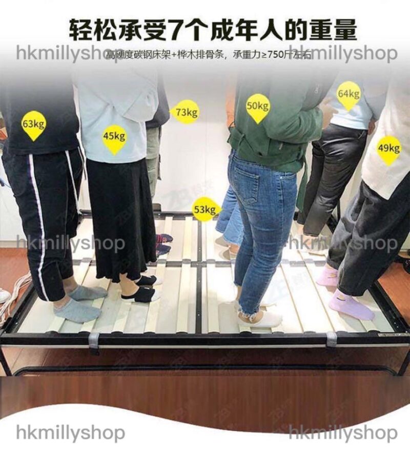 A&1091隱形床 折疊床 單人床 雙人床 書架組合床 多功能板床 - Image 7
