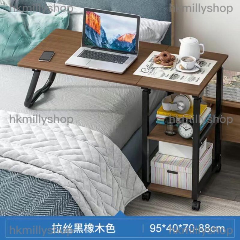 A&1092可移動床邊桌 懶人書枱 升降電腦枱 床上書桌 書枱 床頭櫃 小桌子 電腦桌 寫字桌 寫字枱 - Image 6
