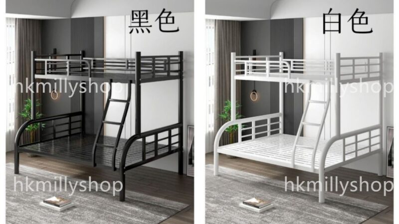 A&1142雙層床 碌架床 子母床 兒童學生宿舍鐵架床 單雙人床 上下床 - Image 9